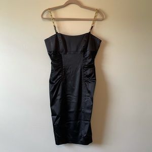 Bebe black bodycon dress